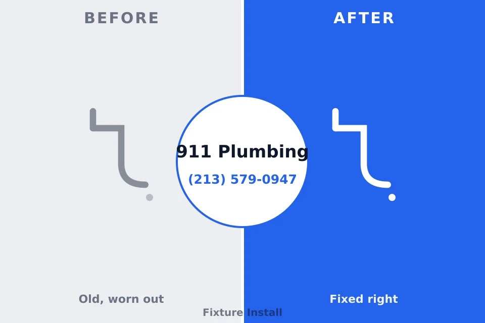 Before and after: plumbing company Allendale, MI